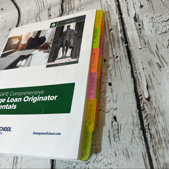 20 hour Safe Comprehensive Mortgage loan originator fundamentals book  2019 - Picture 3 of 6